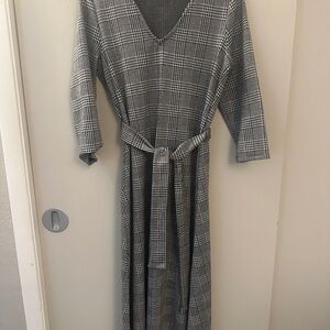 MSK Gray Patterned Dress